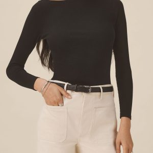 Surplus Rib Bateau Neck L/S